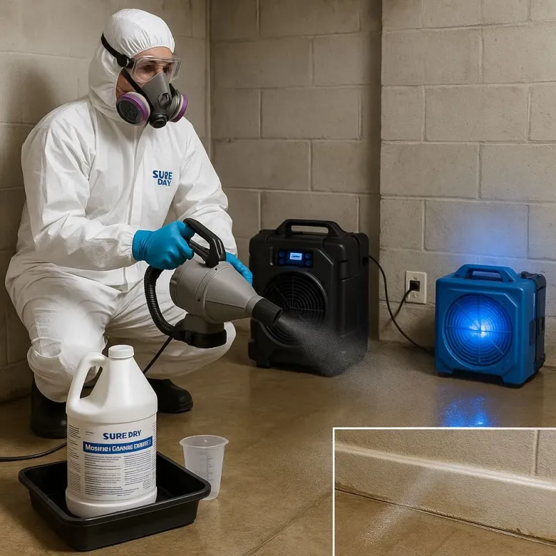 Sanitization and Odor Removal process in Gwinn, MI