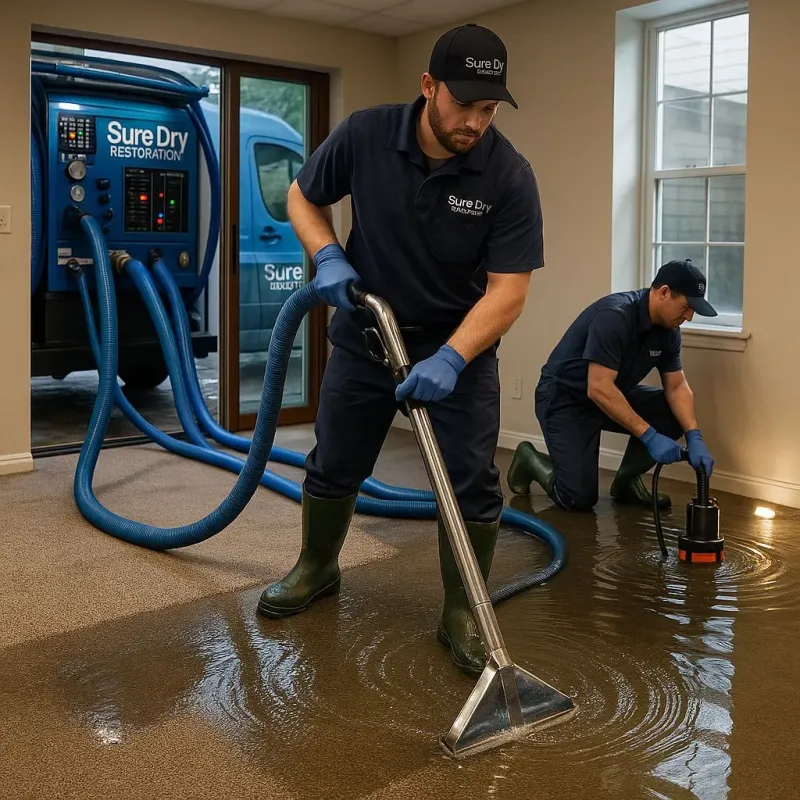 Water Extraction and Removal process in Gwinn, MI